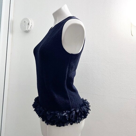 Ann Taylor sleeveless sweater top XSMALL blue NWT - Picture 7 of 16